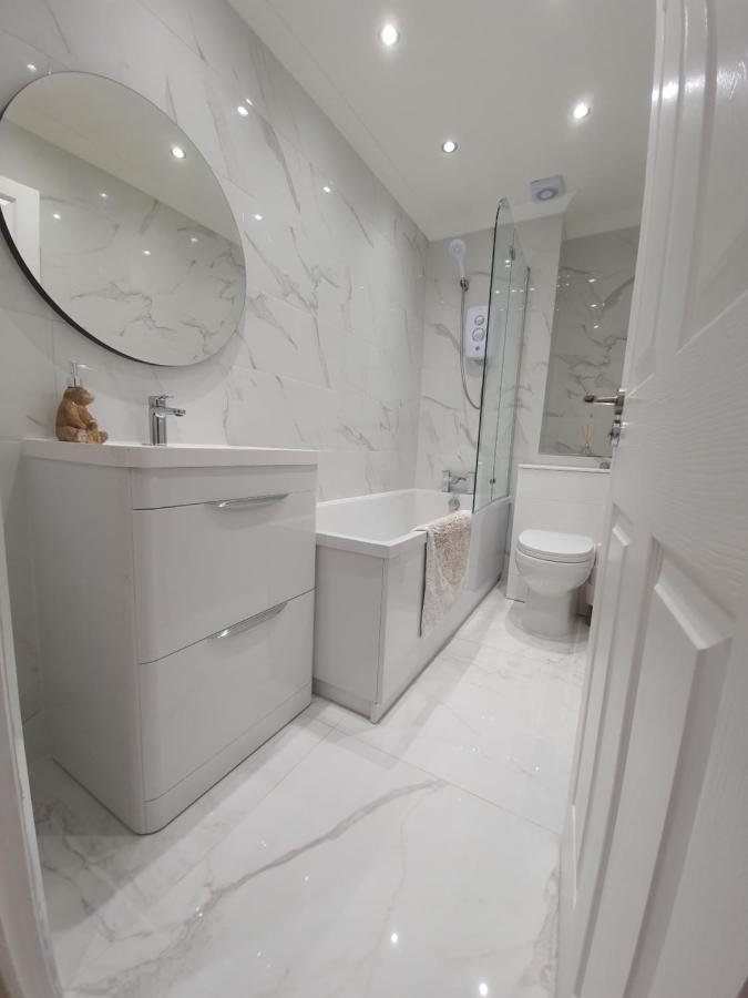 Modern House Close To Glasgow Green Bagian luar foto